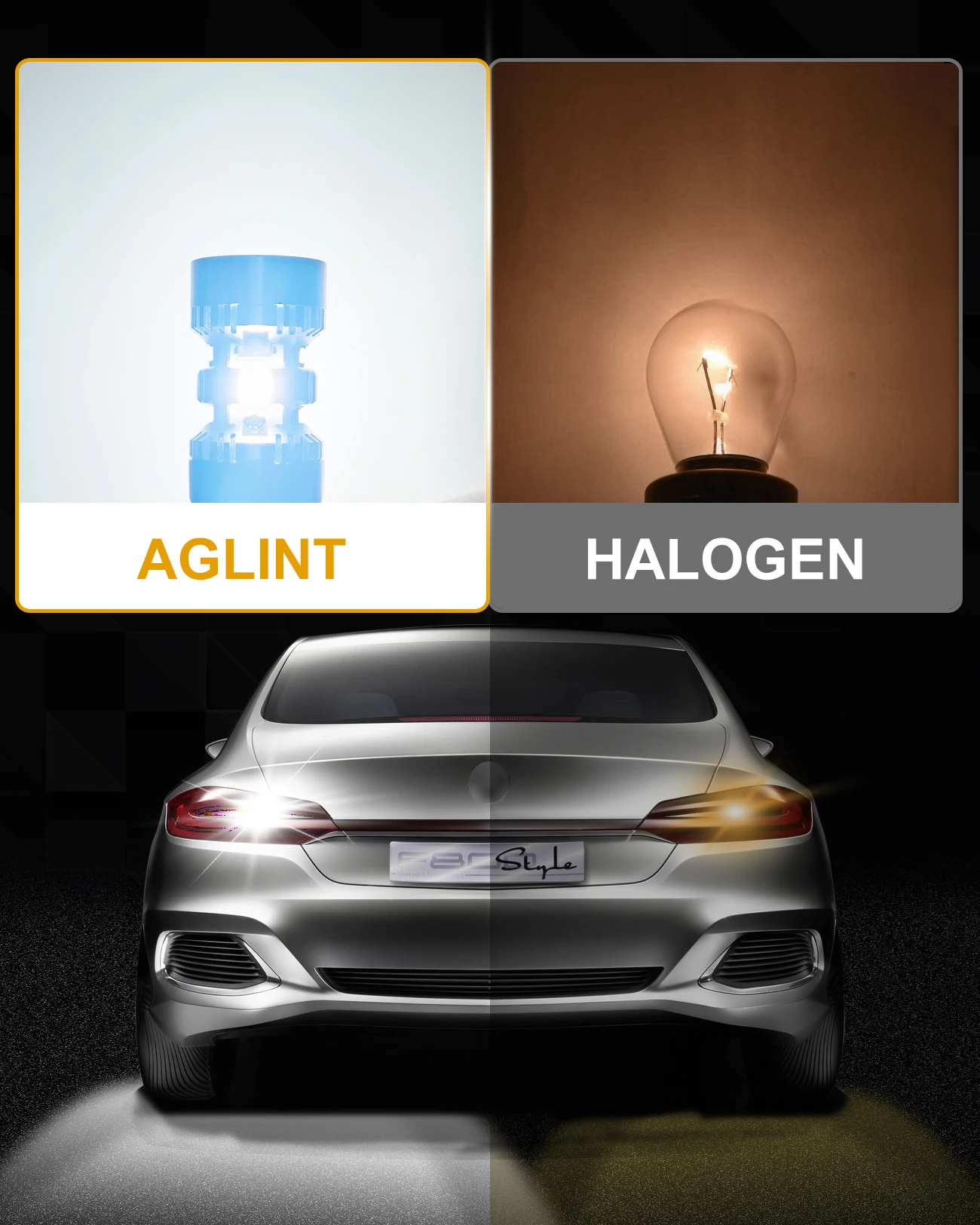 AGLINT T20 LED  CANBUS W21W 7440 7443 W21/5W  ÷, ڵ  ְ  극ũ  , 12V