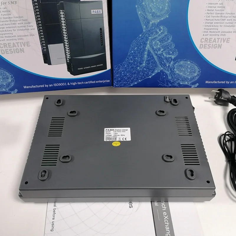 Telephone PABX / PBX / Telephone Exchanger CS+632-432 Office Phone System With 32 Extensions for Subscribers