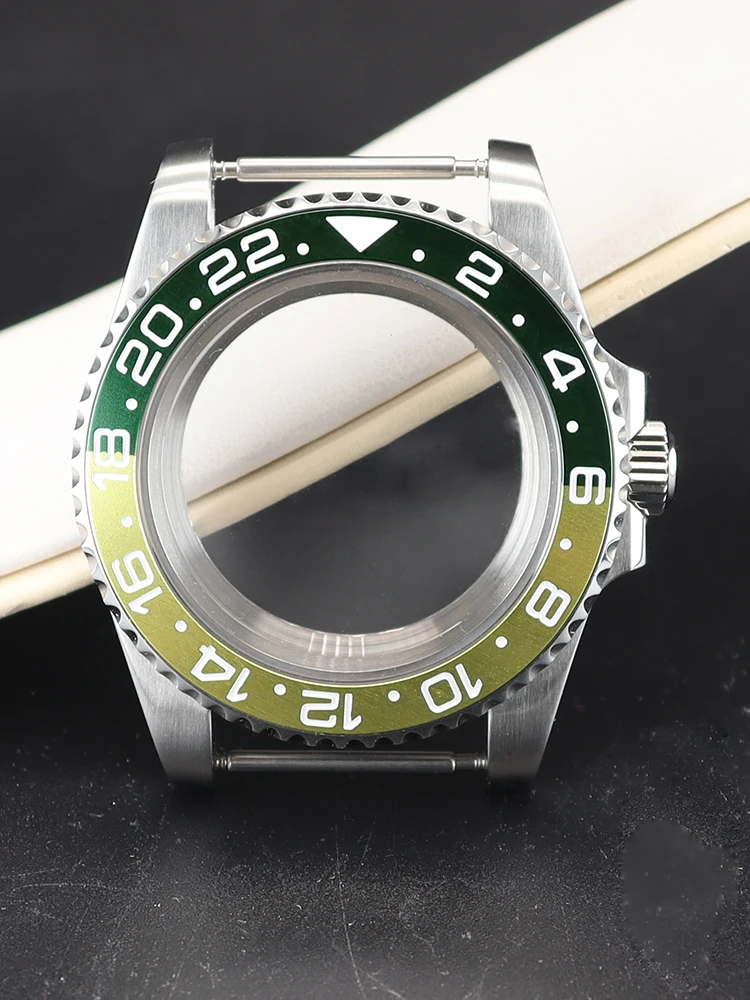 Premium 40mm Waterproof Watch Case with Ceramic Bezel Insert