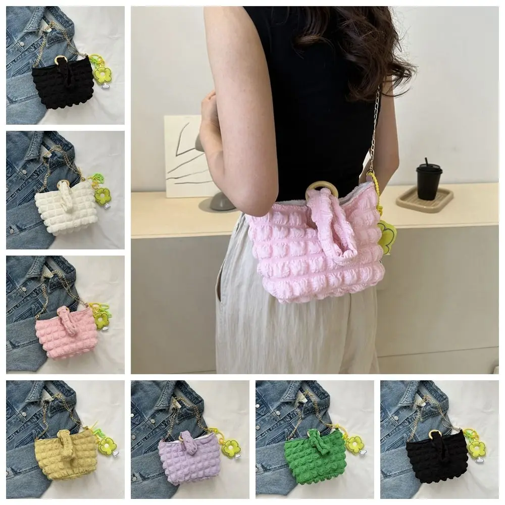 

Клетчатая сумка через плечо, портативная клетчатая сумка в Корейском стиле, складная сумка через плечо для девушек