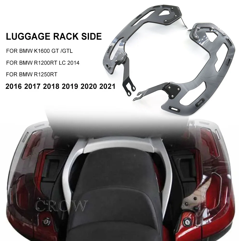 

2023 New FOR BMW R1200RT LC 2014 R1250RT Motorcycle Accessories Luggage Rack - Smoked Gray- On Side Panniers