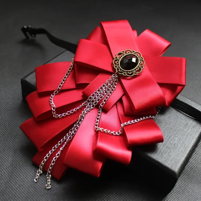 Rosario Uomo Farfallino Da Uomo Con Strass – Satinato, Cristallo, Elastico, Per Matrimonio E Feste Fiocco Elegante Cristalli - Foto 10