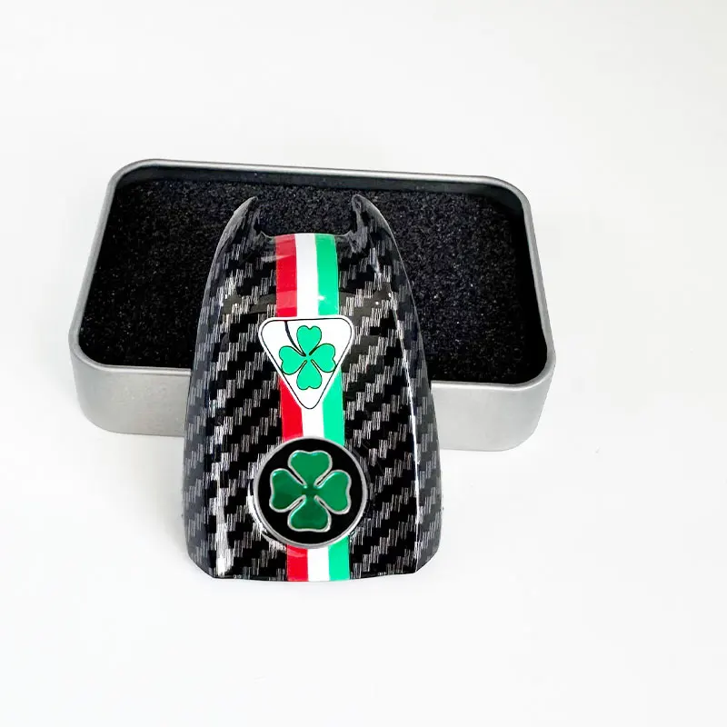 Alfa Romeo Luxury Car Key Cover Replacement - Premium Leather Finish