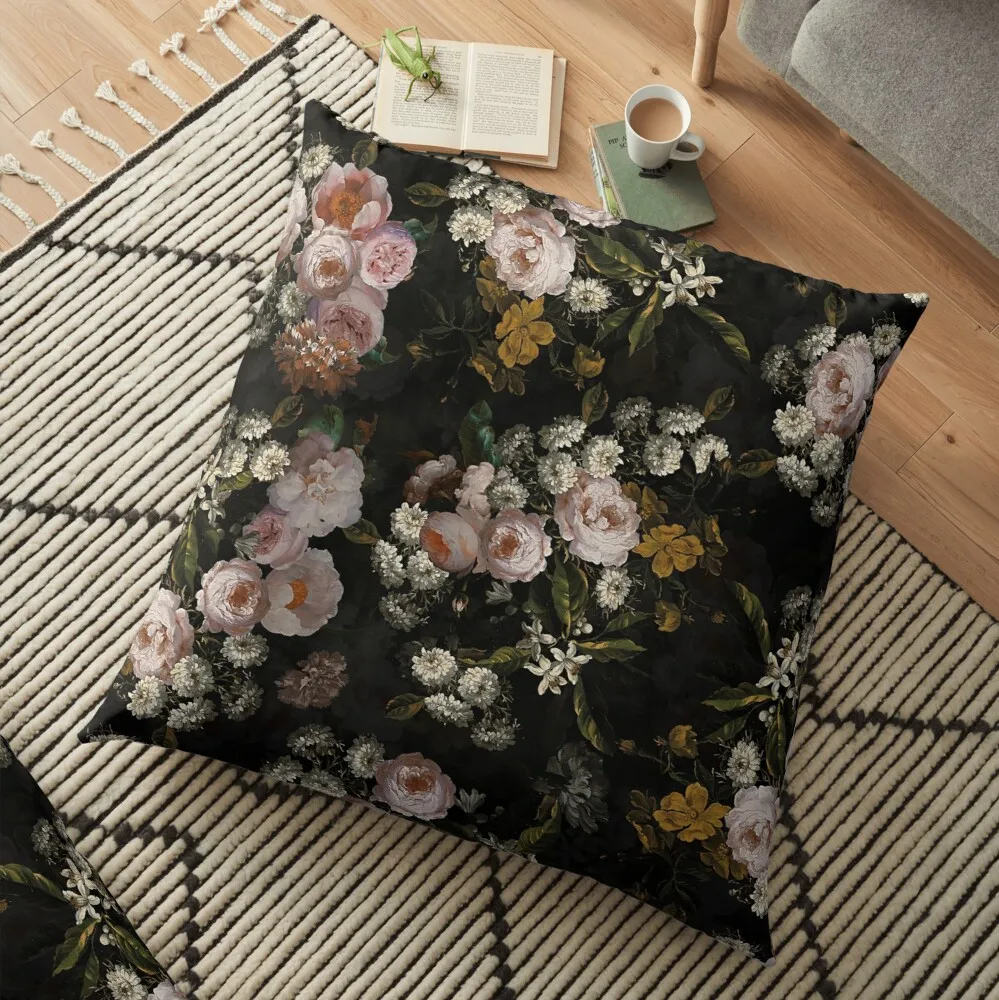 

Jean Baptiste Monnoyer Bouquet Of Chamomile Floor Pillow Decorative Cushions For Living Room