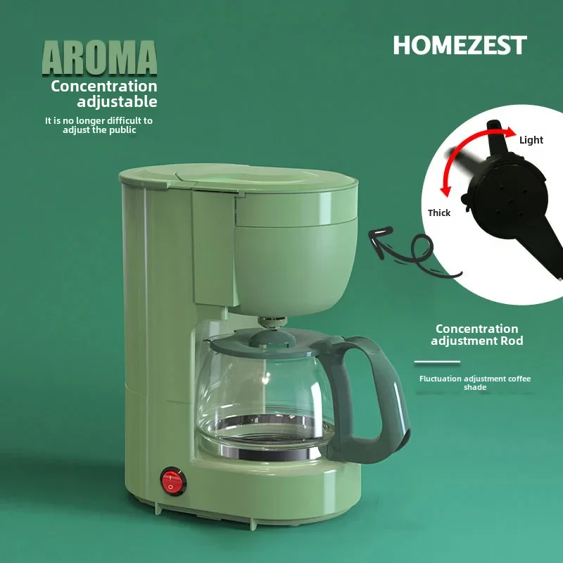 American Style Home Office Coffee Maker Small Size Drip Brewing Kitchen Appliance Coffee Pot Tea Brewing