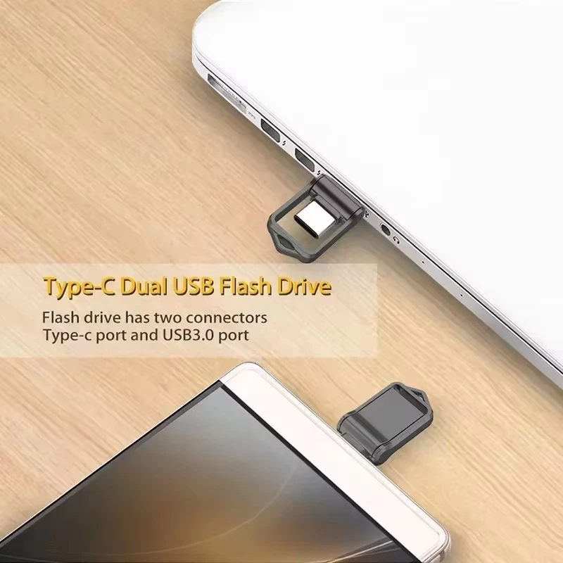 2 in 1 미니 플래시 드라이브 고속 USB 3.2 타입 C 펜 드라이브 메모리 스틱 전자제품용 차량용 음악 2026
