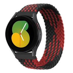 Versatile Smartwatch Band - 20mm/22mm Premium Strap for L (Black red)