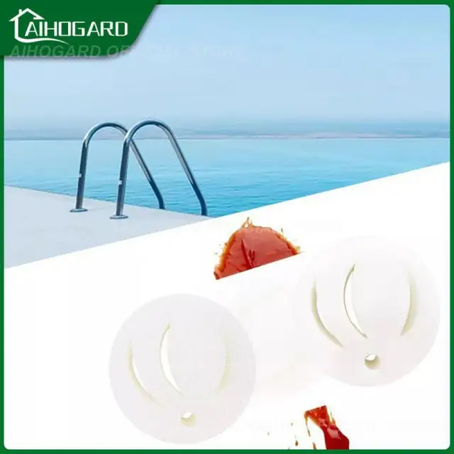 1Pc Úszómedence Olaj Elnyelő Szivacs Fehér Szűrőgolyók Pezsgőfürdő És Gyógyfürdő -Kerek Arc Felszívódik Az Iszap Szennyeződési Kiegészítő