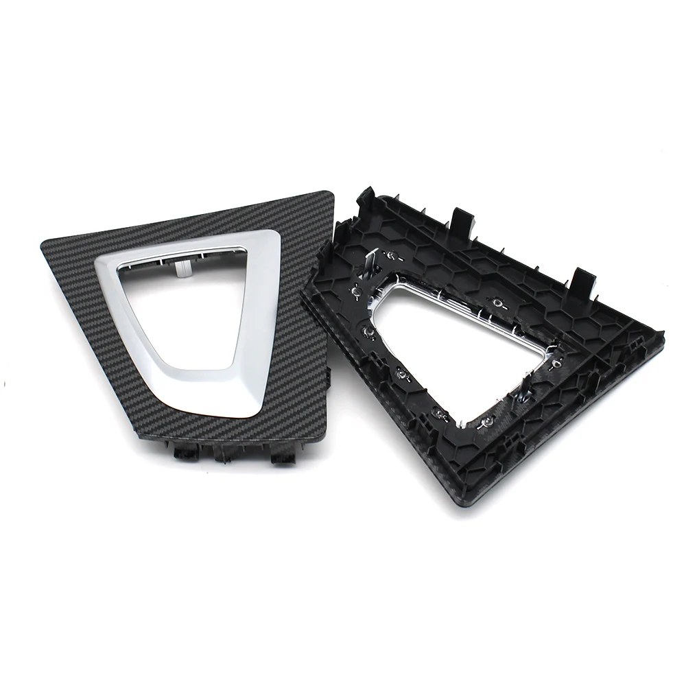 LHD Interior Car Shift Lever Bezel Gear Selector Carbon