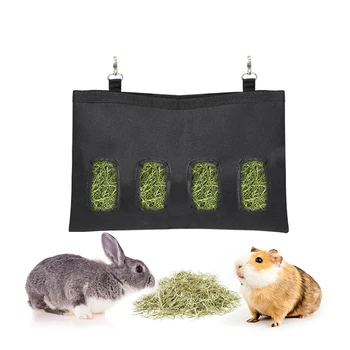 Hanging Rabbit Hay Feeder Bag 1