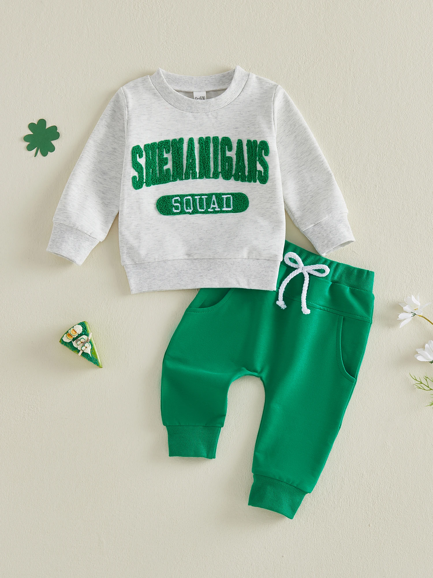 Toddler Boys Outfit Short Sleeve V-Neck Printed T-Shirt with Denim Jeans Set Kids Clothing Summer Wear for Boys