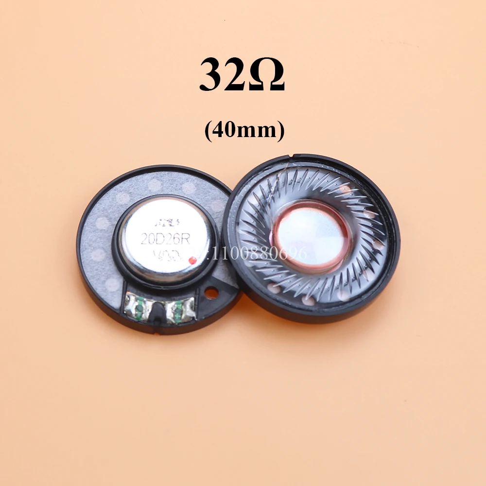 2PCS Nuovo 50mm 40mm 30mm 27mm Unità altoparlante per cuffie fai da te Eccellente diaframma sonoro Voce chiara Bassi profondi Altamente - immagine 6