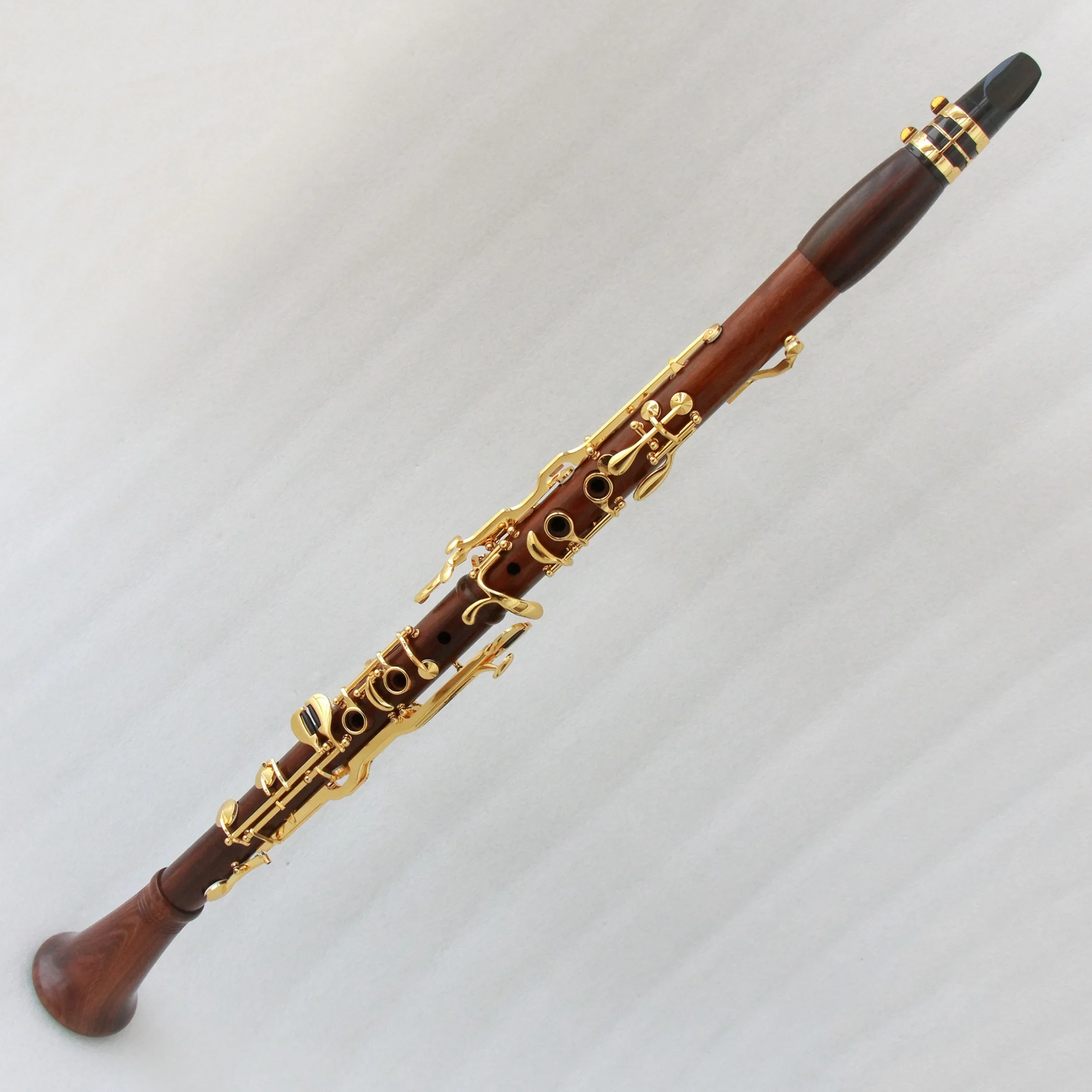 High end professional g clarinet economical turkish clarinet gold plated rosewood 18 keys