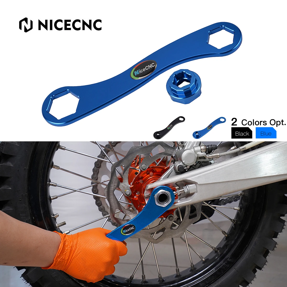 222730mm Front Rear Axle Wrench Tool Spanner For Yamaha Wr200 Wr250/f