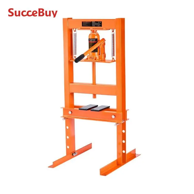 Presse Hydraulique Kahomvis Hydraulic 12 Ton H-frame Garage Floor Adjustable Shop Press With Plates 12t Blue 12 Ton H-Frame Press