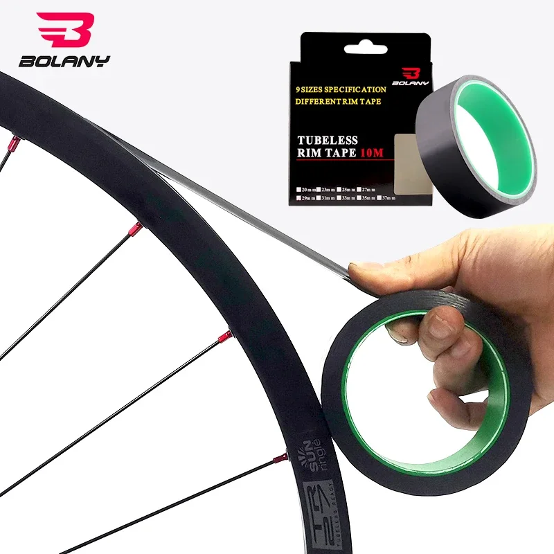 Bicycle Rim Tapes Width 18/21/23/25/27/29/31/33/35mmx10m Vacuum Ring Lining Belt Tire Sealing Tire Pad Tape