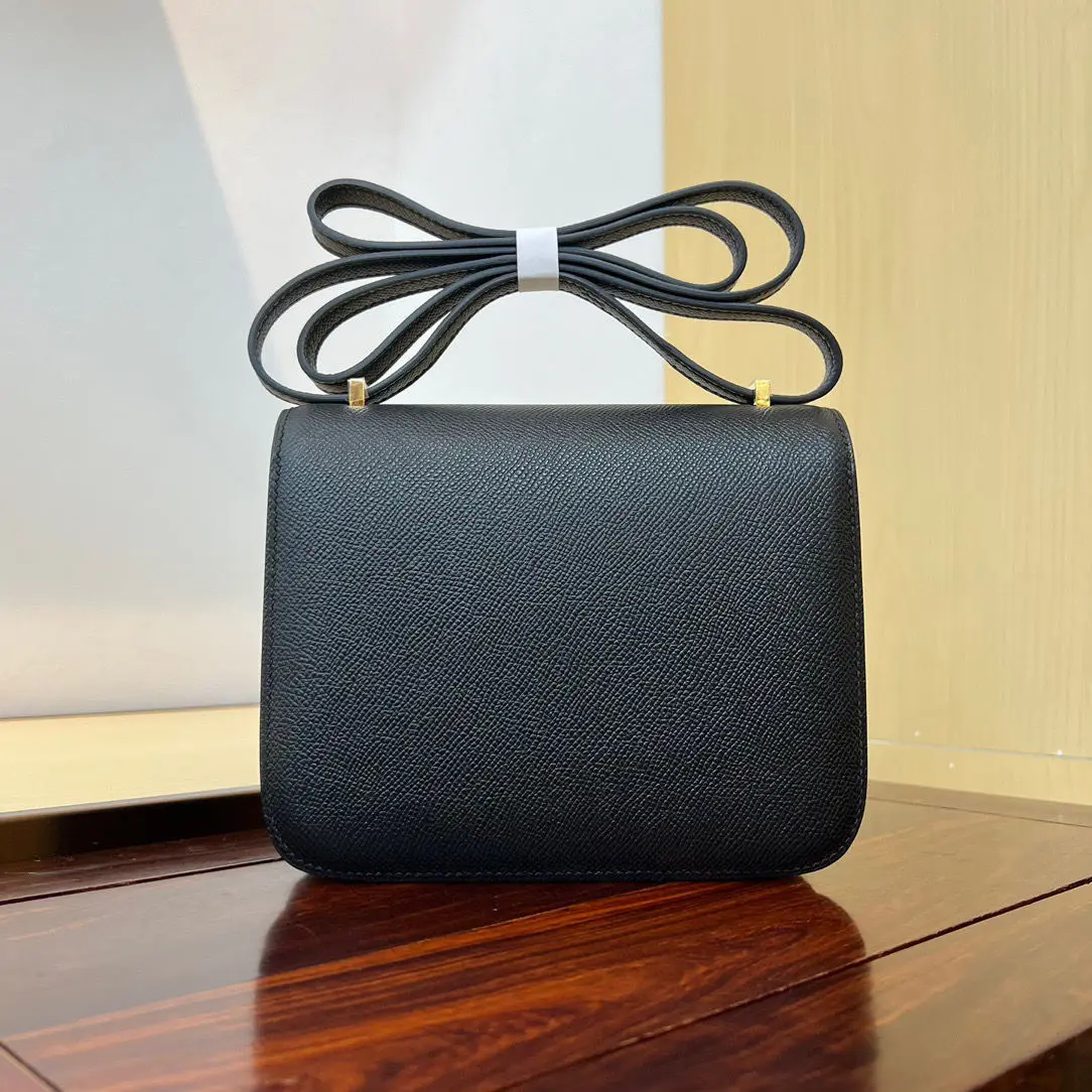 H 2023 High Quality Buckle Flight Attendant Single Shoulder Diagonal Cross Small Square Bag