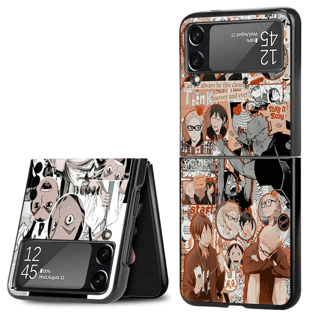 Funda Samsung Galaxy Z Flip 3 5g  Z Flip 3 Anime Cell Phone Case - Anime  Cell Phone - Aliexpress