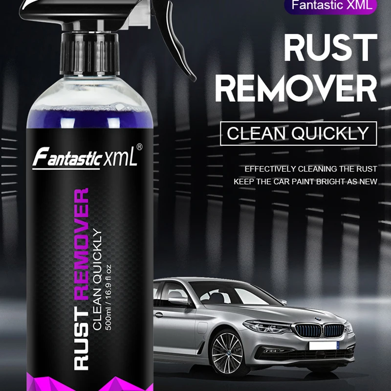 Multi Purpose Rust Remover Spray Paint Rust Remover Rust Remover Converter Metal Rust Remover for Metal Surface Car Maintenance Wheel Cleaning Iron Powder Removal Large Capacity