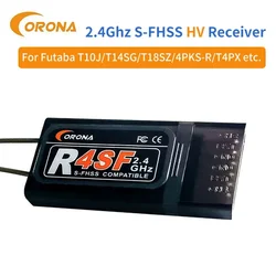 Enhanced Corona Receiver with Antenna - 4/6/8 Channel S - FHSS/FHSS (R4SF)