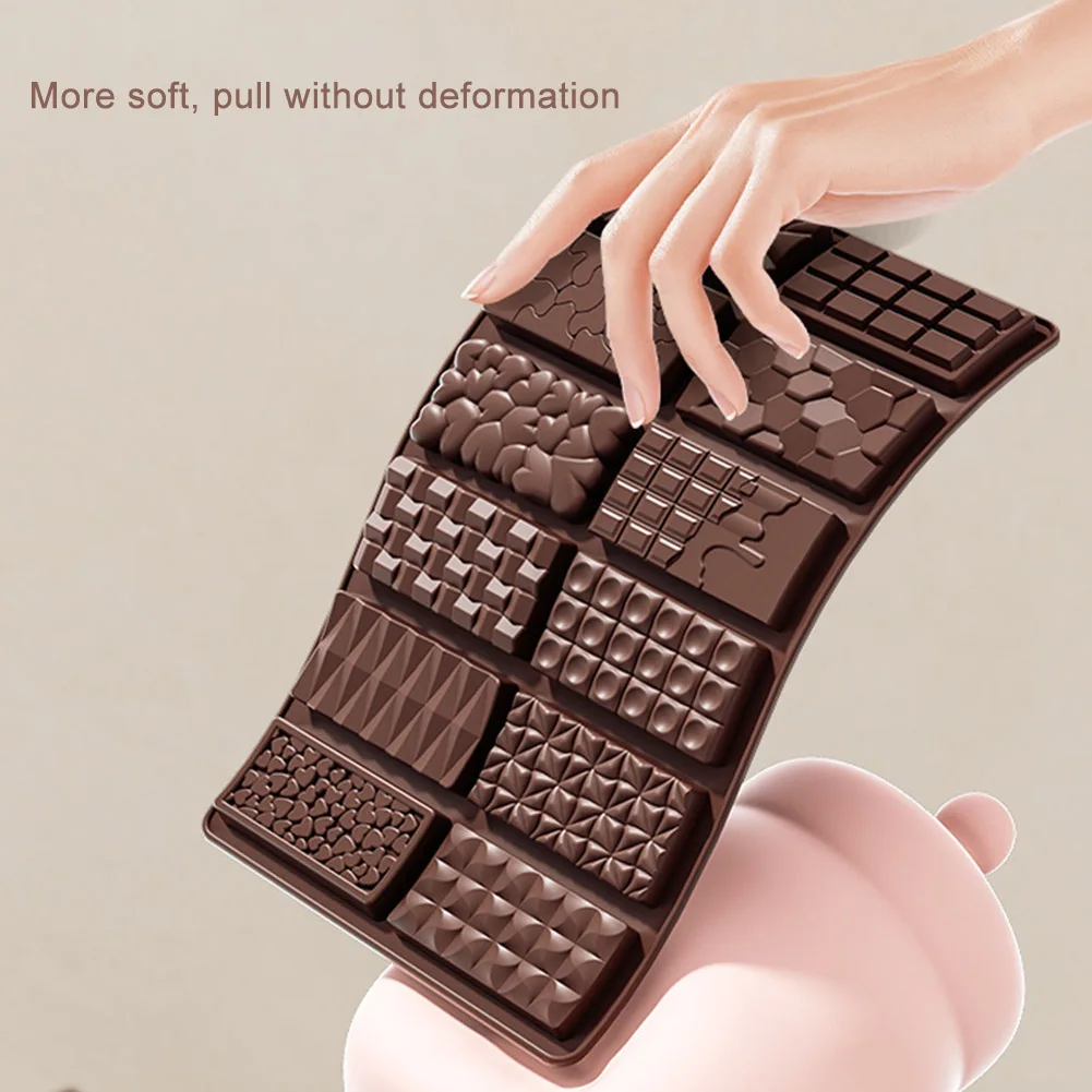12 Hole Silicone Chocolate Candy Mold DIY Mini Cookie Candy Molds Non-Stick Chocolate Biscuit Mould Household Baking Tools