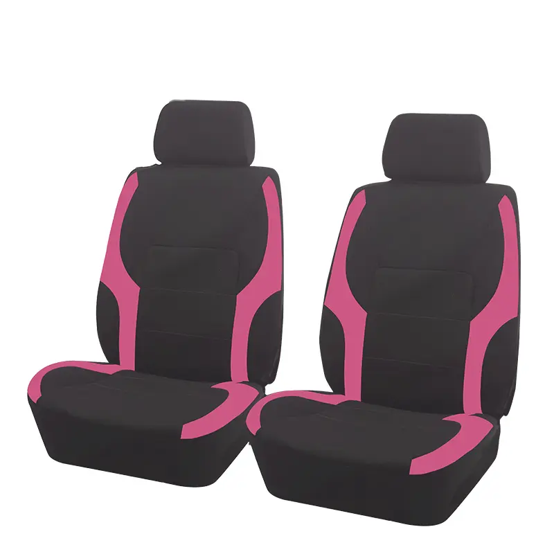 AUTO PLUS Sports Universal Polyester Car Seat Cover Set Fit Most Car Plain Fabric Bicolor Stylish Car Accessories Seat Protector - Image 14
