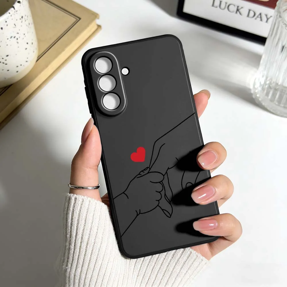 Cartoon Hand Fist Bump Black Phone Case