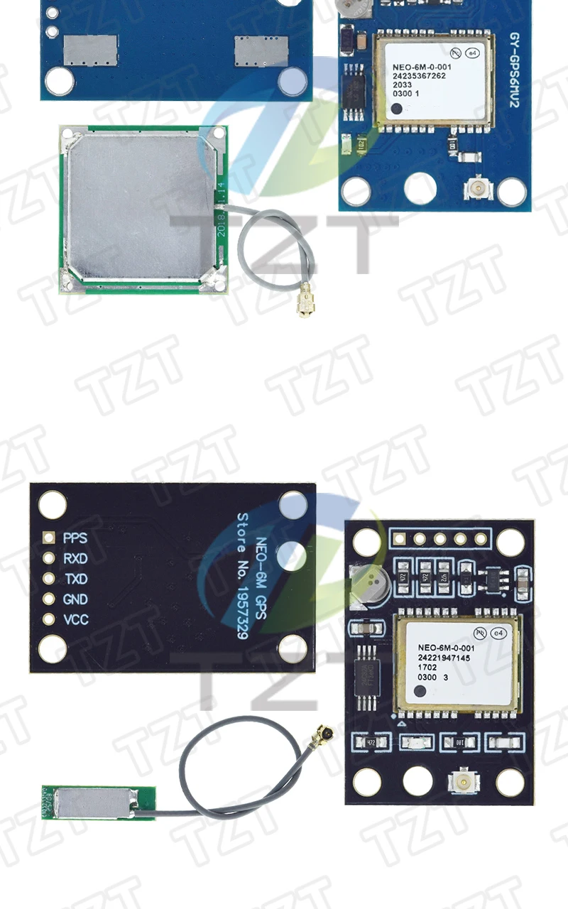 1 Stück GY-NEO6MV2 NEO-6M Modul NEO6MV2 MWC APM2 APM2.5 Antenne für Arduino Board – Detail 7