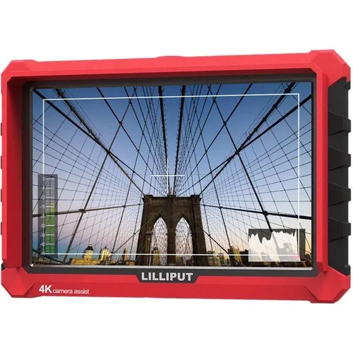 LILLIPUT A7S 7 Inch 1920x1200 HD IPS Screen 500cd/m2 Camera Field Monitor 4K HD-MI Input Output Video Assist for DSLR Mirrorless