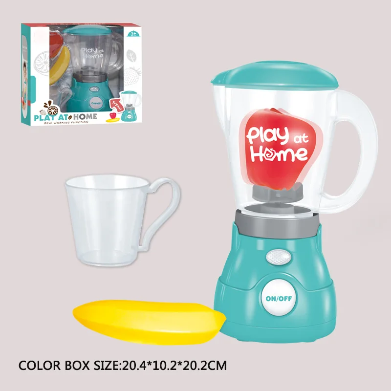 Simulation Children Cooking Small Household Appliances Kitchen Electric Microwave Oven Timing Interactive Toy Gift Blender Bread 5