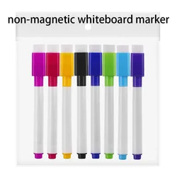 Magnetic Erasable Whiteboard Markers - Comfortable Grip for Teaching and Meetings (8 Colors BuDaiCi)