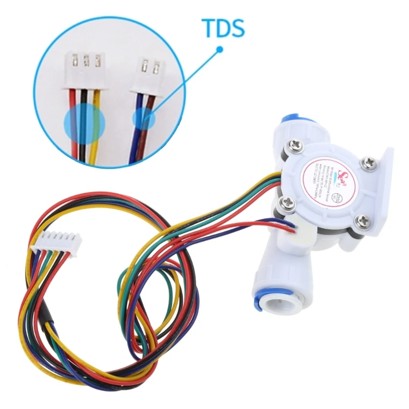 DN10 8 TDS Temperature Flow DC5-24V Turbine-Flowmeter Water Flow Control Flowmeter Fluid Counter