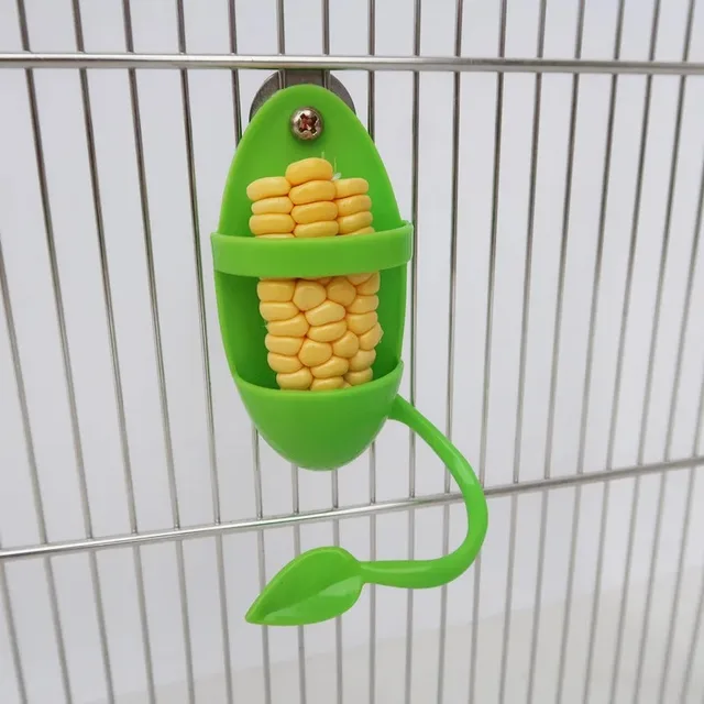 Parrot Food Feeder Bird Perching Frame Fun Bird Cage Feeder Cage Accessories Parrot Feeding Pet Feeding Supplies  Feeding Toy 4