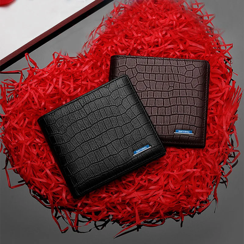 Retro Crocodile Card Holder Crocodile Pattern Wallet Multifunctional Card Holder Credit Card Case Fashion PU Clutch Coin Purse