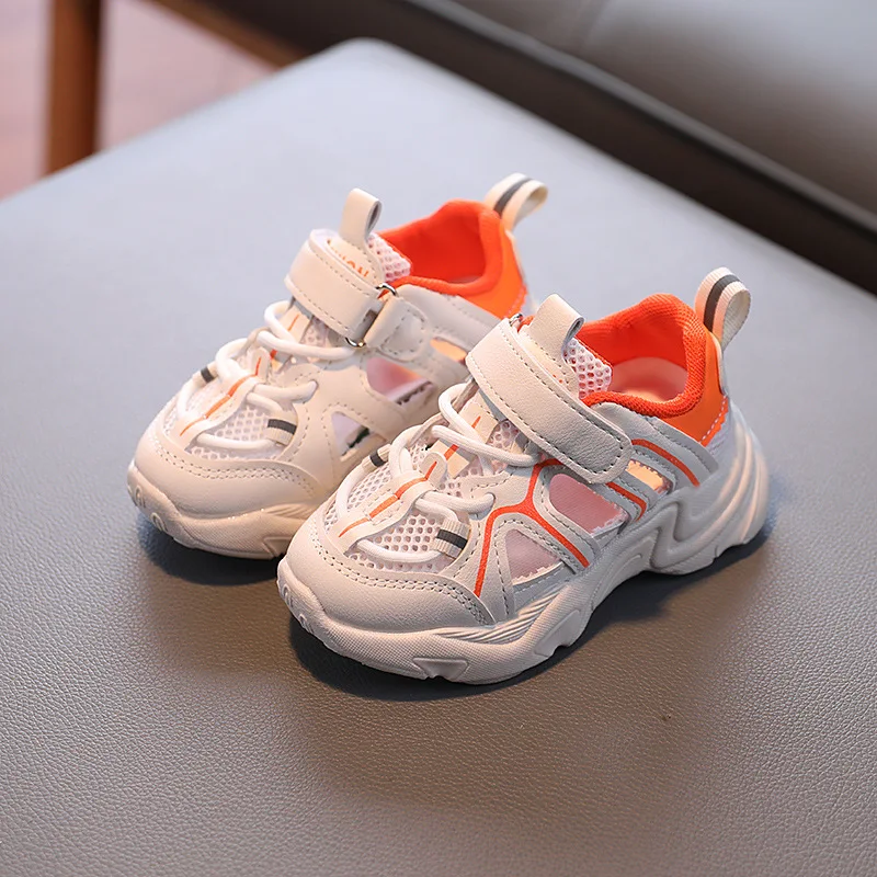 

CUZULLAA Children Summer Sneakers 1-6 Years Kids Summer Sandals for Girls Sports Shoes Boys Casual Shoes Running Shoes 21-30