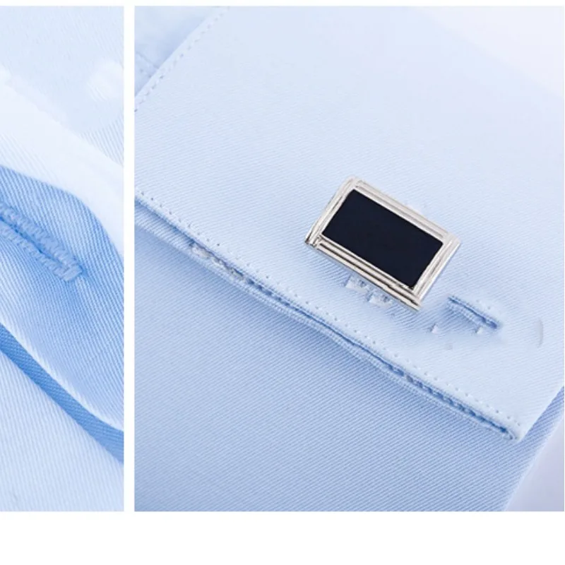 Spring Autumn Men's Turn-down Collar Solid Color Pocket Button Rivet Long Sleeved Tees Shirt Cardigan Jacket Fashion Casual Tops