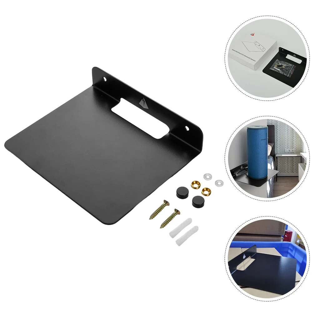 

Universal Speaker Wall Mount Metal Speaker Shelf Floating Wall Shelves Bookshelf Holder Home Surround Sound System Speaker Wifi