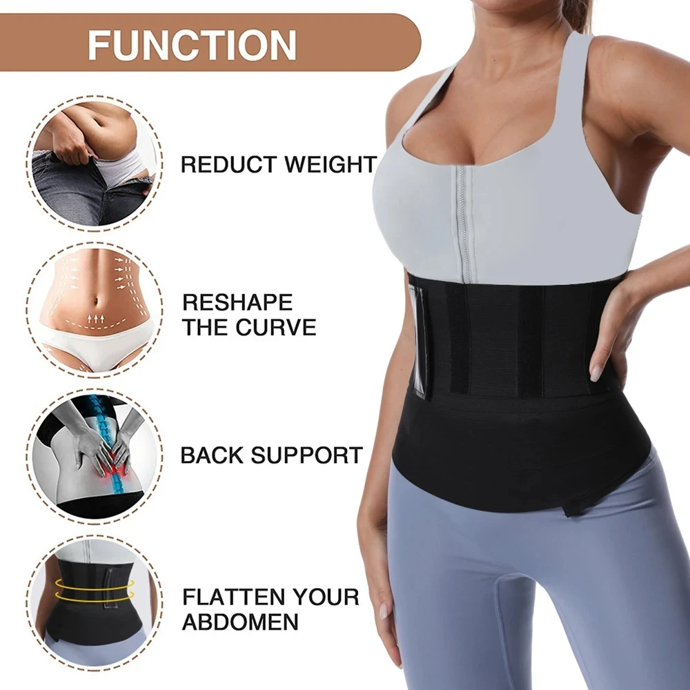 Waist Trainer Abdomen Reducer for Men Women