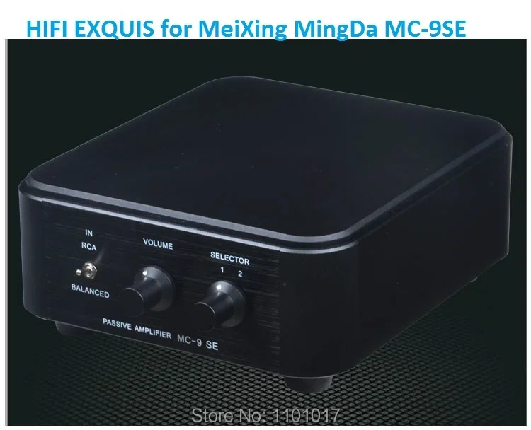 

MeiXing Mingda MC-9 SE сбалансированный Пассивный предусилитель HIFI EXQUIS высококачественный Британский трансформатор без напряжения входной предусилитель