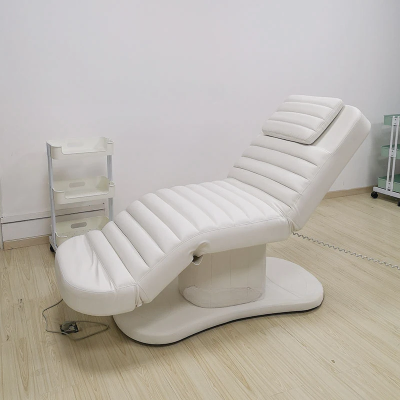Tattoo Professional Lash Bed Electric Lounger White Massage Cosmetic Facial Bed Beautician Table Pliante Salon Furniture XR50AM tattoo fullbody white табурет