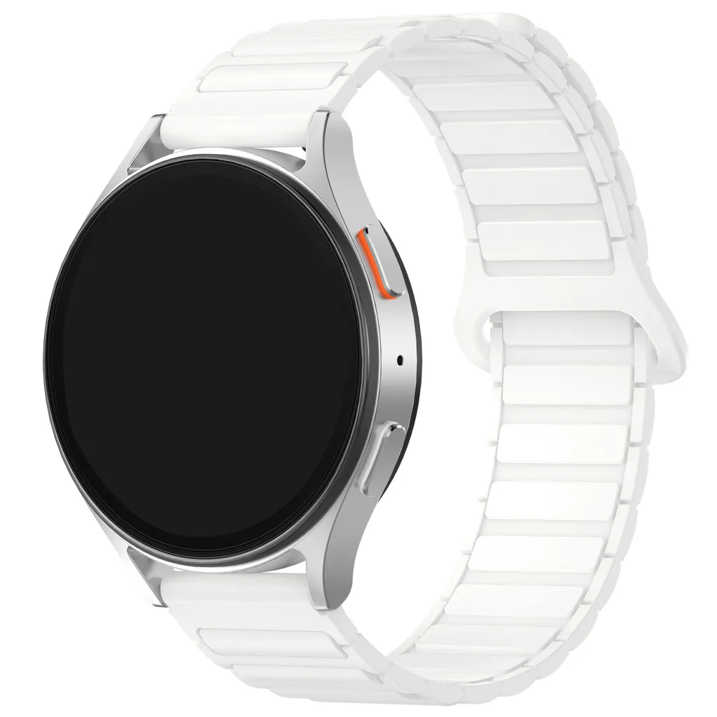 Magnetic Silicone Watchband Loop Strap Bracelet Belt