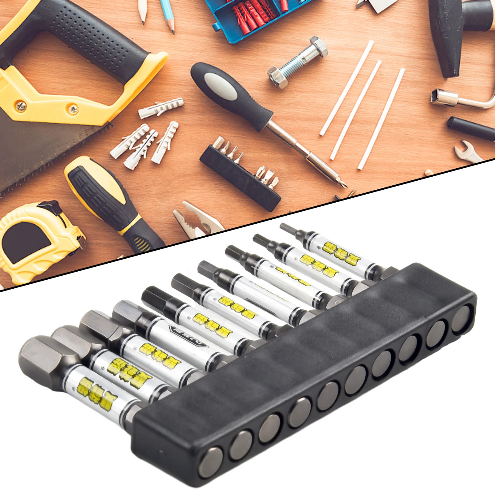 

1/4 Screwdriver Bit Set Magnetic Impact The Cross Hexagonal Torx With Bit Holder Professional Hand Tools For Mechanic