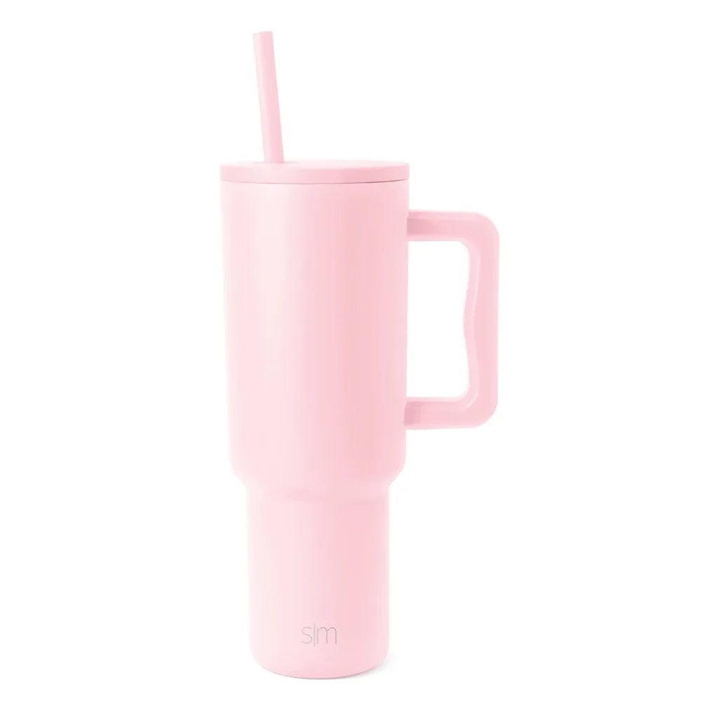 

40 Fl Oz Insulated Stainless Steel with Straw Lid