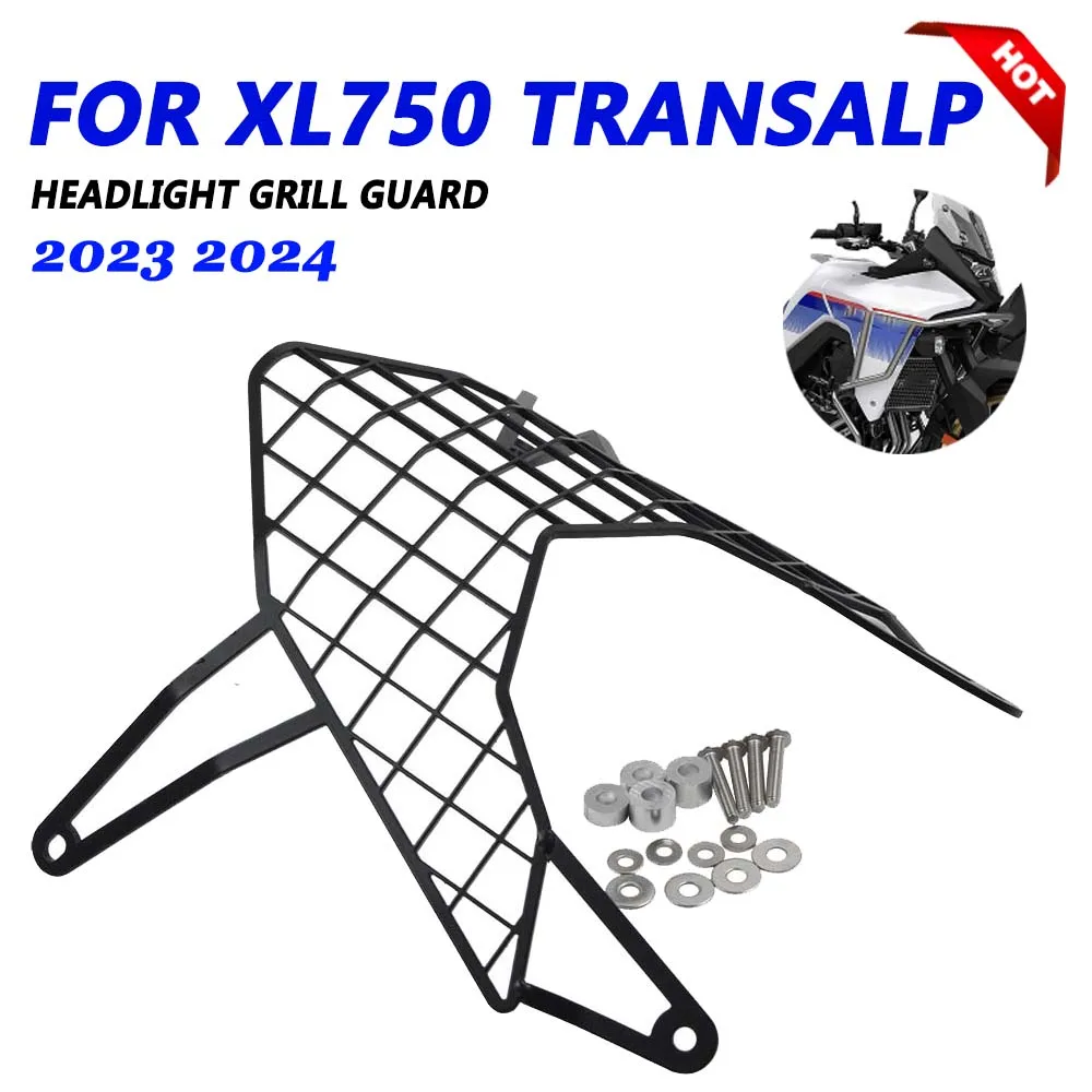 

Motorcycle Headlight Grill Guard Head Light Aluminum Cover Protector for HONDA TRANSALP XL750 XL 750 2023 2024 TRANSALP750 Parts