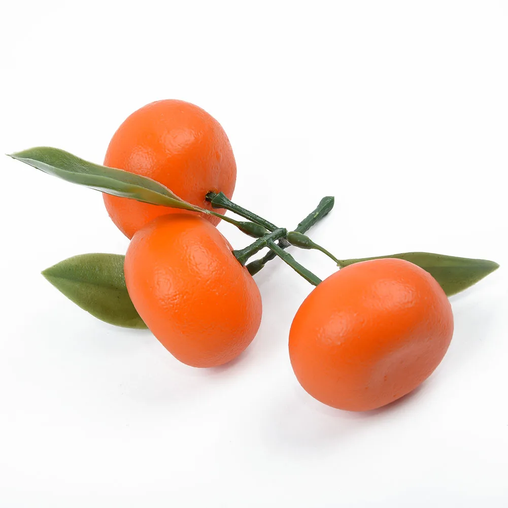 Künstliche Orangen Mandarine Obst Küche Gefälschte Obst Restaurant Display Lebensechte Lebensmittel Dekor Requisiten Für Home Party Decor – Detail 4