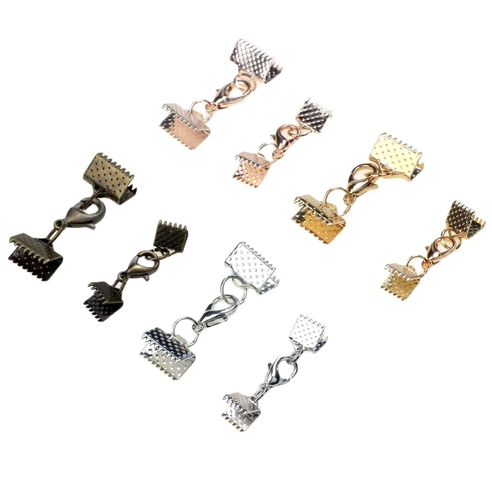 

8-20 sets/batch vest clasp lobster clasp extension chain bracelet end connector bracelet DIY jewelry making results