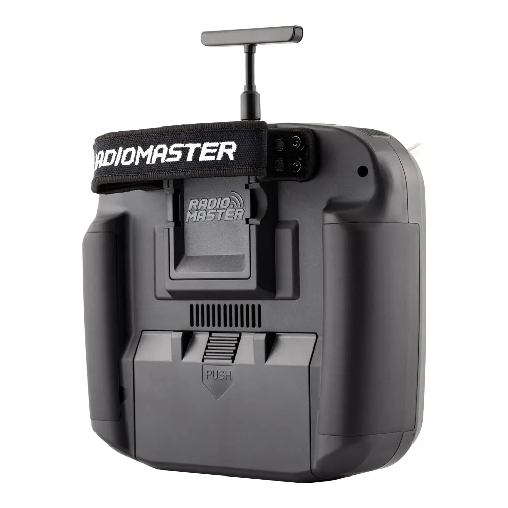 Radiocommande BOXER avec antenne et boutons, équipée de capteurs Hall Effect pour simulateur RC
