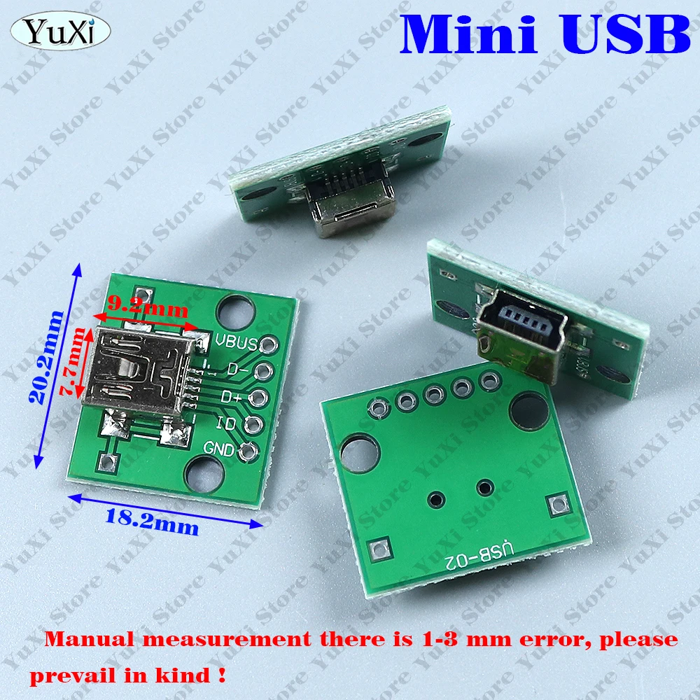 2-50pcs 2A 마이크로 USB 잭 3.1 Type-C 암 커넥터 충전 포트 미니 USB 소켓 솔더 와이어 나사 고정 플레이트 5V PH2.0