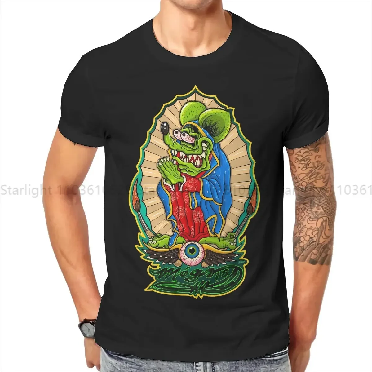 

Футболка Rat Fink для мужчин, одежда, новинка, удобная футболка