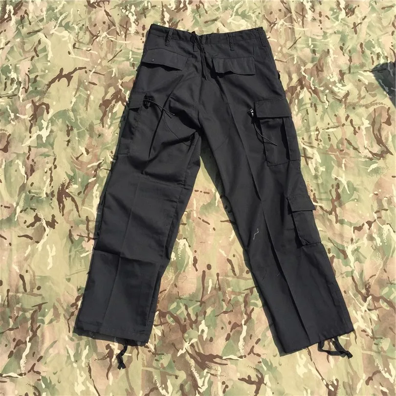 Army Combat Uniform Tactical Pants Mens Outdoor Training Work Wear Casual Trousers Multi-pockets Camouflage Military Cargo Pants